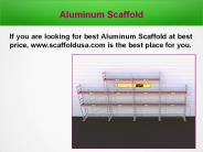 Modular Scaffolding