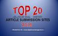 Top 20 Free High DA Article Submission Sites list 2018 PowerPoint PPT Presentation