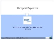 Cocopeat Exporters