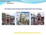 Kedarnath Yatra By Helicopter (1)