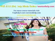 PAD 510 (Str) help Minds Online/newtonhelp.com