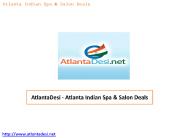 AtlantaDesi - Atlanta Indian Spa & Salon Deals