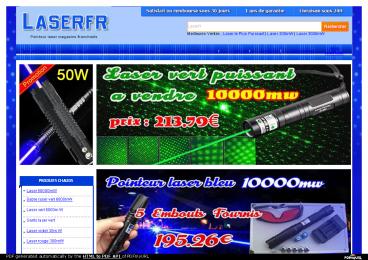 France pointeur laser boutique