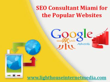 SEO Consultant in Miami