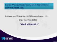 Revenue Analysis –Medical Robotics Till 2022