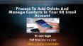 Add/Delete And Manage Contacts In Your RR Email Account PowerPoint PPT Presentation