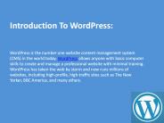 Why To Learn WordPress
