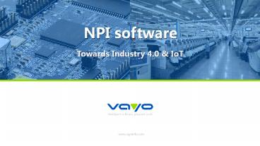 Intelligent NPI Software - Vayoinfo