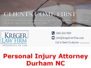 Personal Injury Attorney Durham NC- kregerlawfirm