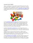 Construction Toys for Toddlers PowerPoint PPT Presentation