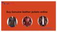 Buy Genuine leather jackets online.