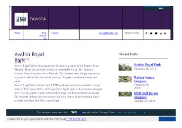 Avalon Royal Park Bhiwadi (2)