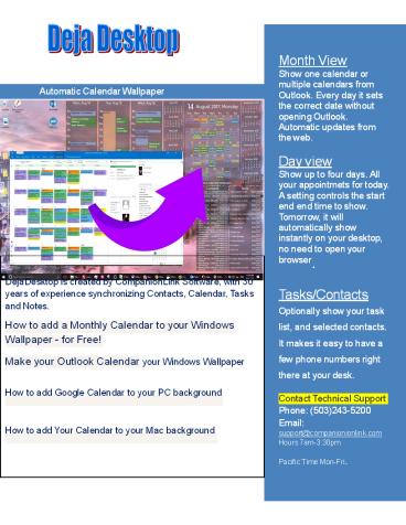 outlook calender picture