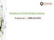 E-commerce web designing company