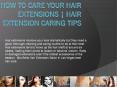 How to care hair Extension By Mia Bella Salon PowerPoint PPT Presentation