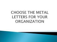 Metal Letters in Chennai