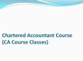 CA Course Online : CA online classes & Best CA coaching in Delhi /India PowerPoint PPT Presentation
