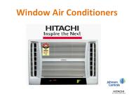 Window Air Conditioners By Hitachi