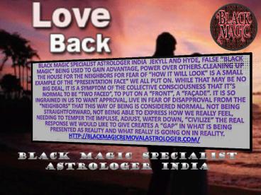 Black  Magic  Specialist Astrologer  India