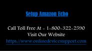 Setup Amazon Echo