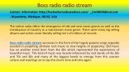 Boss radio radio stream