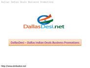 DallasDesi – Dallas Indian Deals Business Promotions