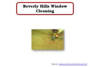 Beverly Hills Window Cleaning