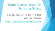 setup Charter Email on Samsung galaxy
