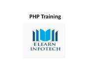 PHP Training in Madhapur, Hyderabad