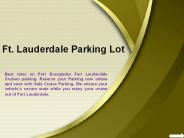 Ft Lauderdale Parking