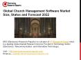 Global Church Management Software Market Size, Status and Forecast 2022 PowerPoint PPT Presentation