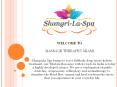 Couples Massage Miami - shangri-la-spa PowerPoint PPT Presentation