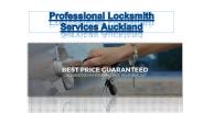Residential Locksmith Service in Auckland