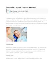 Looking for a fantastic Dentist in Hailsham