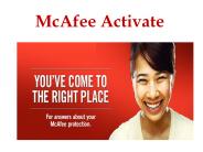McAfee Activate