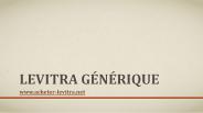 Levitra Generique