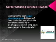 Carpet Cleaning Services Newnan