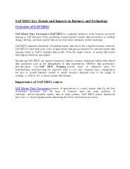 SAP MDG Training Material PPT