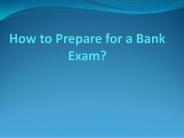Bank Exam preparation tips