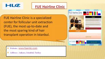 FUE Hairline Clinic: Hair Transplant In Istanbul