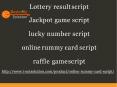 online rummy card script | raffle game script PowerPoint PPT Presentation