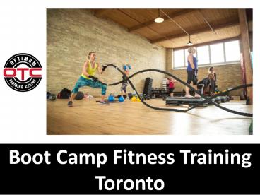 Boot Camp Fitness Training Toronto 