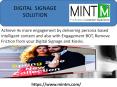 Digital Signage Solution PowerPoint PPT Presentation