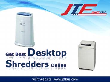 Get Best Desktop Shredders Online