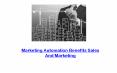 Marketing Automation Benefits Sales And Marketing PowerPoint PPT Presentation