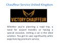 Chauffeur Service United Kingdom PowerPoint PPT Presentation