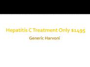 Hepatitis C Treatment Only $1495
