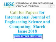 call for paper march 2018