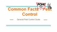 pest and termite control