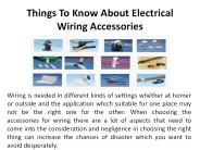 Things To Know About Electrical Wiring Accessories